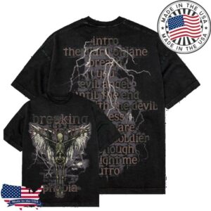 Breaking Benjamin Merch Store Phobia Track List Tee