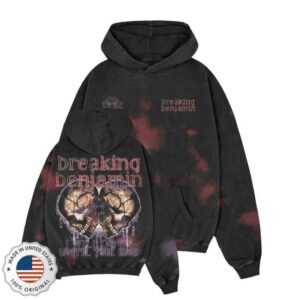 Breaking Benjamin Merch Store Until The End Dyed Hoodie