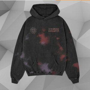 Breaking Benjamin Merch Store Until The End Dyed Hoodie
