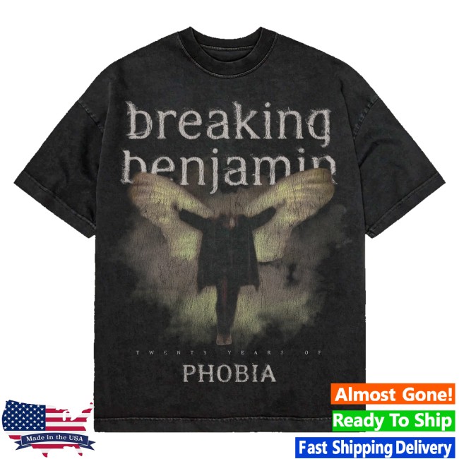 Breaking Benjamin Store Merch Phobia Album Tee 2 Breaking Benjamin Store Merch Phobia Album Tee