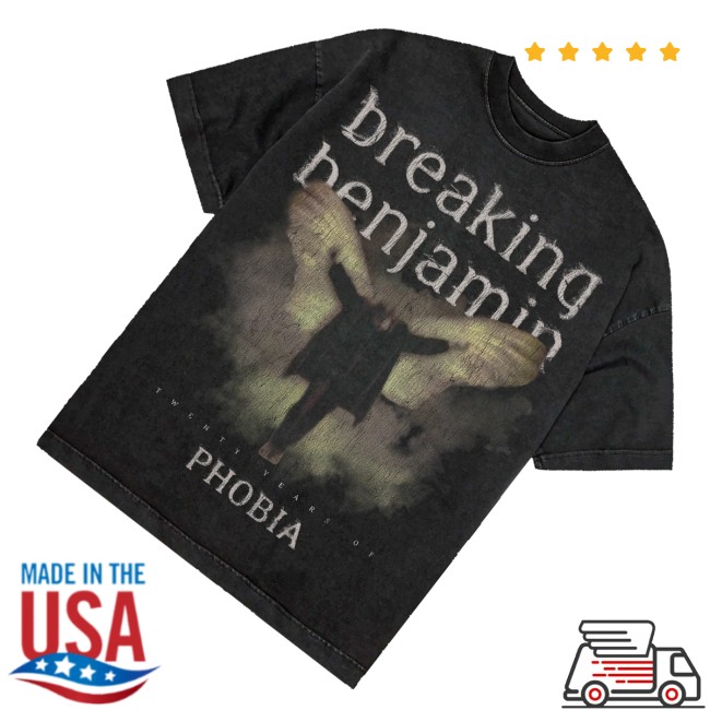 Breaking Benjamin Store Merch Phobia Album Tee 3 Breaking Benjamin Store Merch Phobia Album Tee