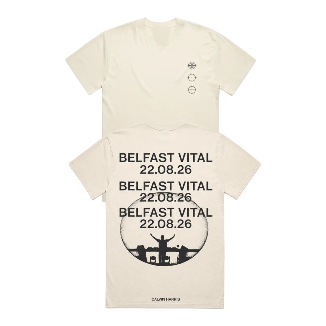 Calvin Harris Store Merch Belfast Vital Faded Ecru Graphic Shirt 3 Calvin Harris Store Merch Belfast Vital Faded Ecru Graphic Shirt