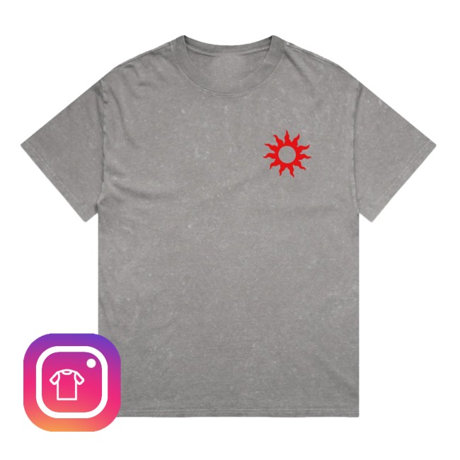 Calvin Harris Store Merch Belfast Vital Stone Grey Sun Flame Shirt 4 Calvin Harris Store Merch Belfast Vital Stone Grey Sun Flame Shirt