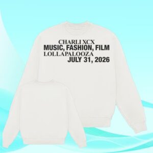Charlixcx Merch Store Music, Fashion, Film Lolla Crewneck
