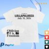 Charlixcx Merch Store Shop Oblivion Is Freedom Lolla Tee