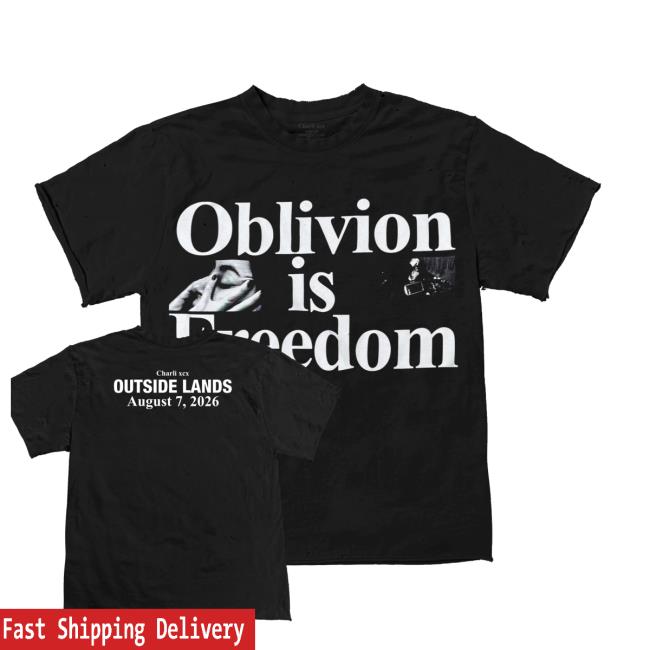 Charlixcx Merch Store Oblivion Is Freedom Outside Lands Tee 3 Charlixcx Merch Store Oblivion Is Freedom Outside Lands Tee