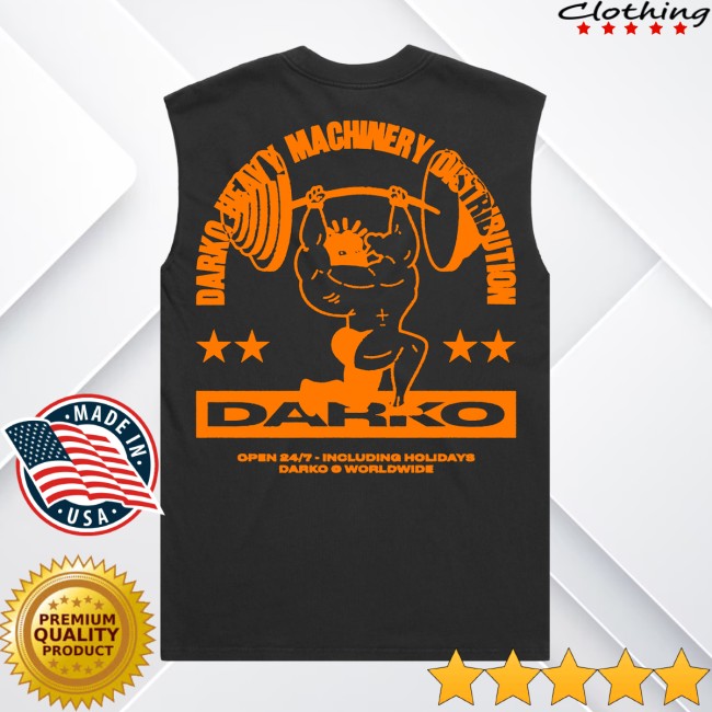 Darko Merch Store Heavy Machinery Tank 4 Darko Merch Store Heavy Machinery Tank