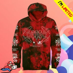 Darko Merch Store Red Tie Dye Hoodie