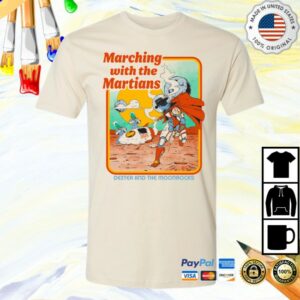Dexter And The Moonrocks Merch Store Marching W The Martians T-Shirt