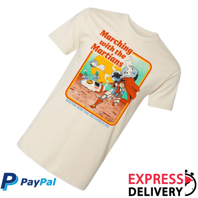 Dexter And The Moonrocks Merch Store Marching W The Martians T-Shirt 3 Dexter And The Moonrocks Merch Store Marching W The Martians T-Shirt