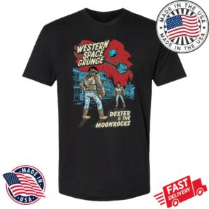 Dexter And The Moonrocks Merch Store Western Space Grunge T-Shirt