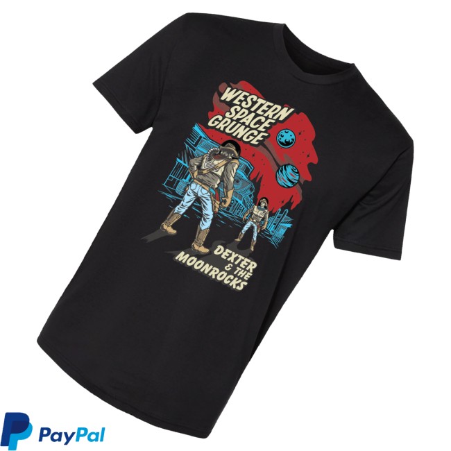 Dexter And The Moonrocks Merch Store Western Space Grunge T-Shirt 3 Dexter And The Moonrocks Merch Store Western Space Grunge T-Shirt