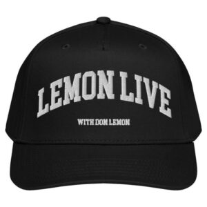 Don Lemon Merch Store Shop Lemon Live White Puff Embroidery Hat