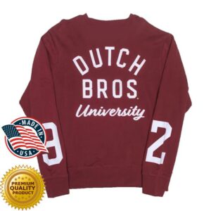 Dutchbros Merch Shop '92 University Crewneck