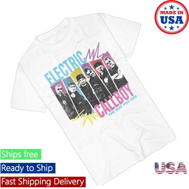 Electric Callboy Merch Store The Way You Are Retro T-Shirt 3 Electric Callboy Merch Store The Way You Are Retro T-Shirt