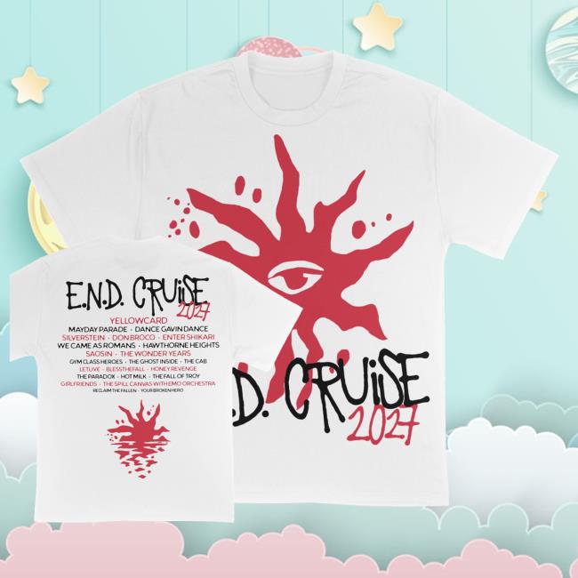 Emos Not Dead Merch Store Bloody Sun Tee 3 Emos Not Dead Merch Store Bloody Sun Tee