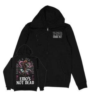 Emos Not Dead Merch Store Sea Of Tears '27 Zip-Up Hoodie