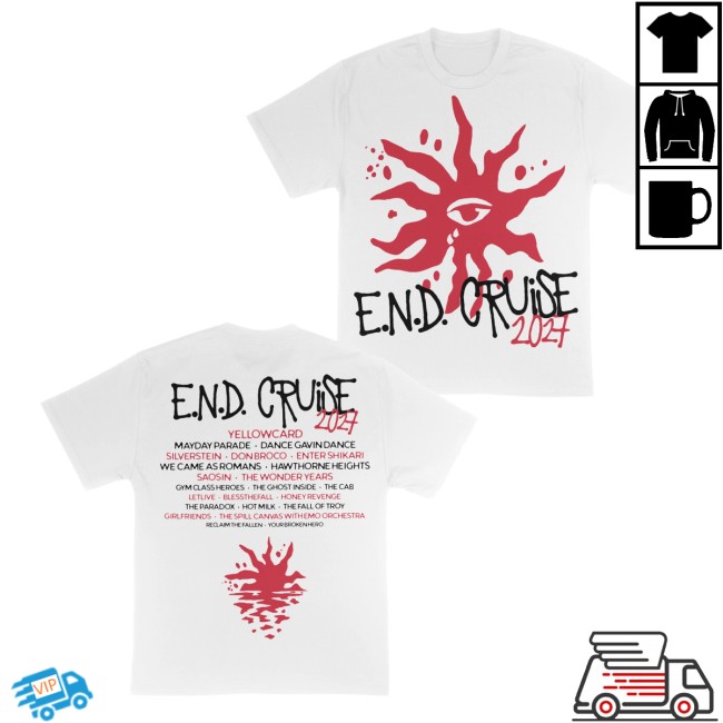 Emo's Not Dead Merch Store Bloody Sun Tee 5 Emo's Not Dead Merch Store Bloody Sun Tee