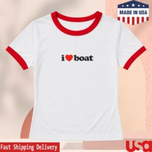 Emo's Not Dead Merch Store I Love Boat Crop Tee