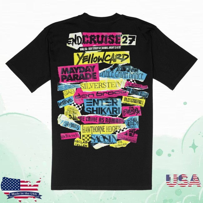 Emo's Not Dead Merch Store Lineup Tee 4 Emo's Not Dead Merch Store Lineup Tee
