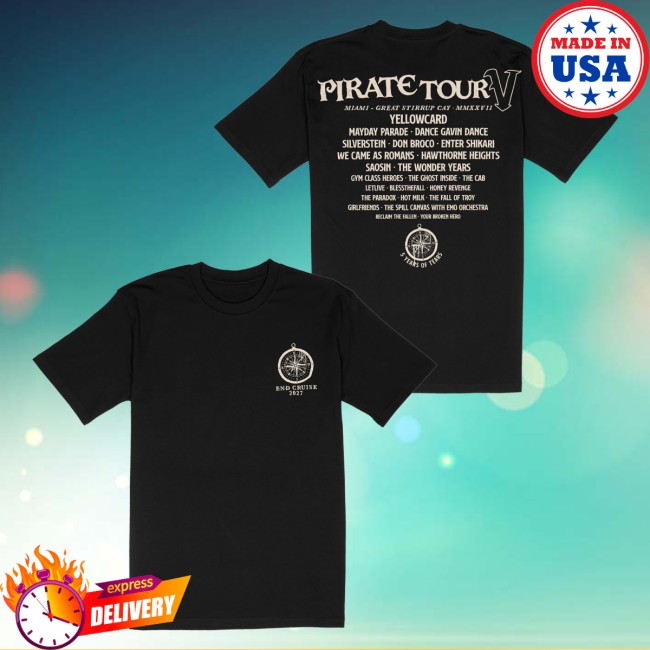 Emo's Not Dead Merch Store Pirate Tour V Tee 5 Emo's Not Dead Merch Store Pirate Tour V Tee