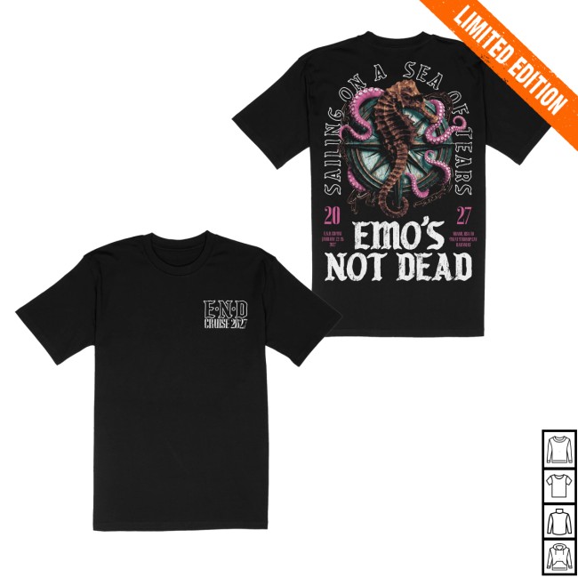 Emo's Not Dead Merch Store Sea Of Tears '27 Tee 5 Emo's Not Dead Merch Store Sea Of Tears '27 Tee