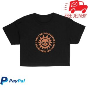 Emo's Not Dead Merch Store Skull Sun Crop Tee