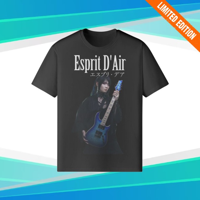 Esprit D'air Merch Store Kai Guitar Graphic Shirt 2 Esprit D'air Merch Store Kai Guitar Graphic Shirt