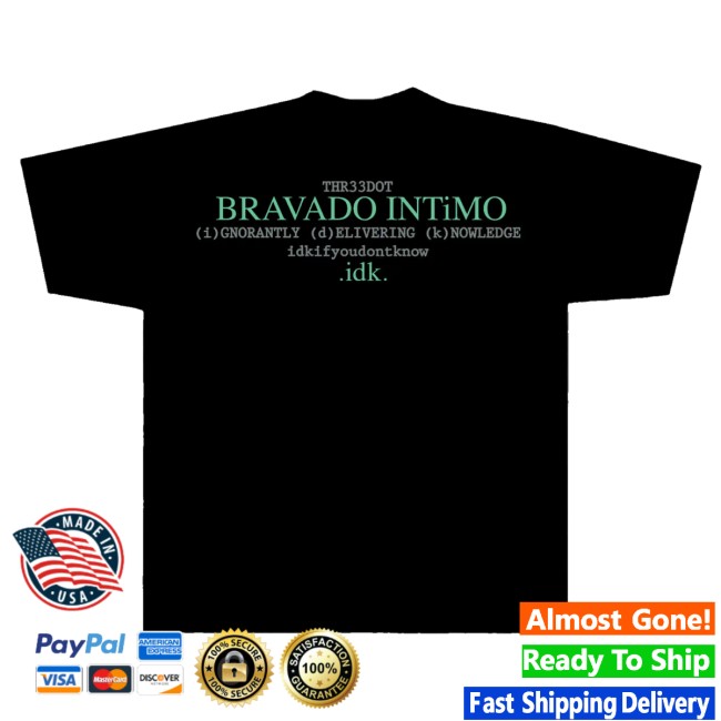 Etds Merch Store Bravado Intimo Signature Tee Black 4 Etds Merch Store Bravado Intimo Signature Tee Black
