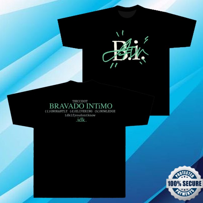 Etds Merch Store Bravado Intimo Signature Tee Black 5 Etds Merch Store Bravado Intimo Signature Tee Black