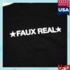 Faux Real Merch Store Logo Tee Black 1 Faux Real Merch Store Logo Tee Black
