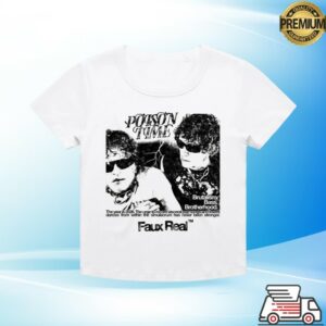 Faux Real Merch Store Poison Time Baby Tee White