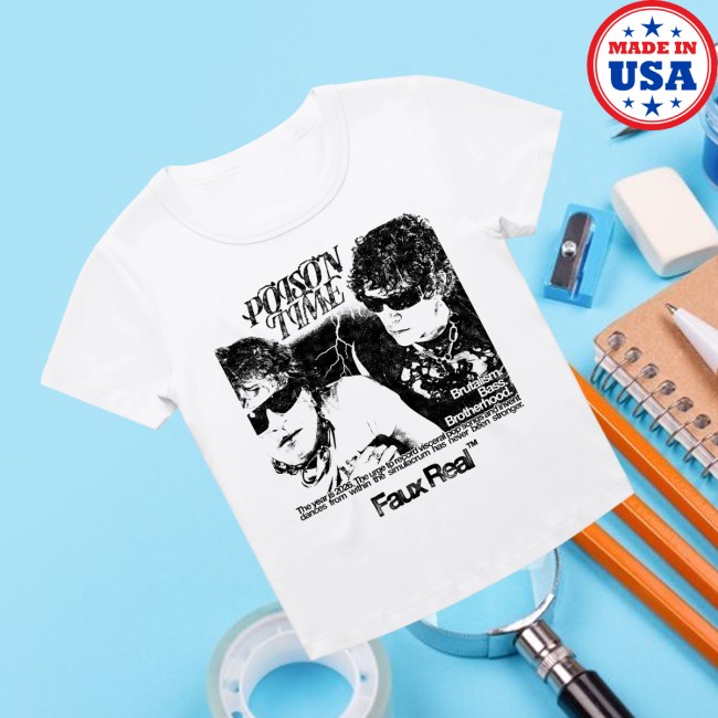 Faux Real Merch Store Poison Time Baby Tee White 3 Faux Real Merch Store Poison Time Baby Tee White