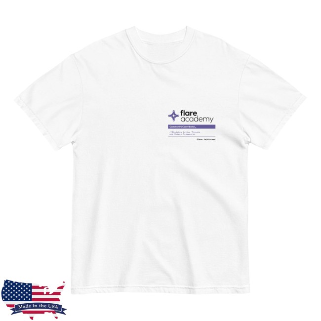 Flare Merch Store Flare Academy Community Contributor Shirt 3 Flare Merch Store Flare Academy Community Contributor Shirt