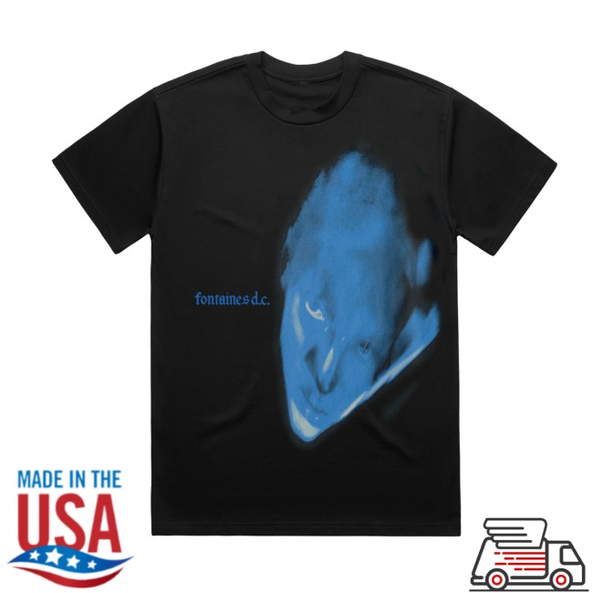 Fontaines D.C. Merch Store Dopamine Chamber Blue Cover Black Shirt 3 Fontaines D.C. Merch Store Dopamine Chamber Blue Cover Black Shirt