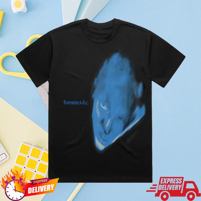 Fontaines Dc Merch Store Dopamine Chamber Blue Cover Black T-Shirt 2 Fontaines Dc Merch Shop Store Dopamine Chamber Blue Cover Black T-Shirt