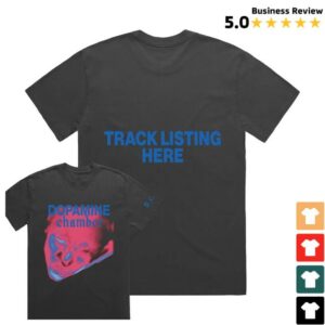Fontaines Dc Merch Store Dopamine Chamber Tracklisting T-Shirt