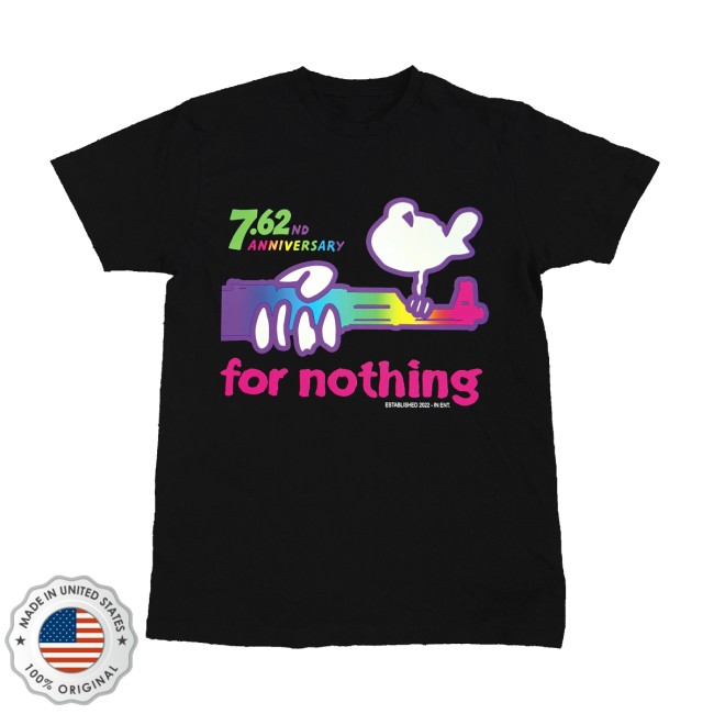 For Nothing Merch Store 7.62 Shirt Black 2 For Nothing Merch Store 7.62 Shirt Black