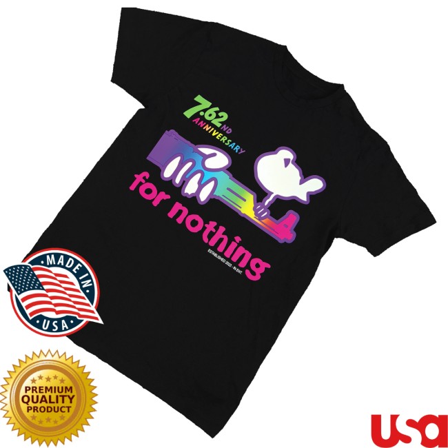 For Nothing Merch Store 7.62 Shirt Black 3 For Nothing Merch Store 7.62 Shirt Black