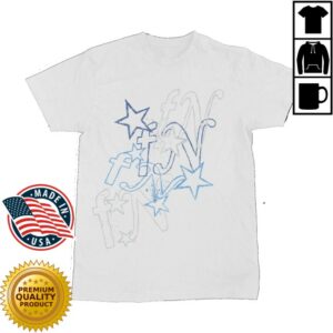 For Nothing Merch Store Starry Shirt White