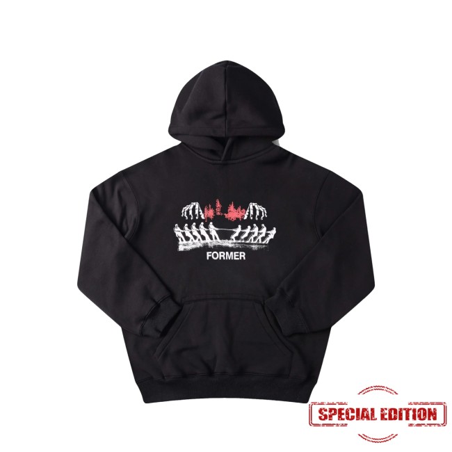 Former Merch Store Engineered Hoodie Black 2 Former Merch Store Engineered Hoodie Black