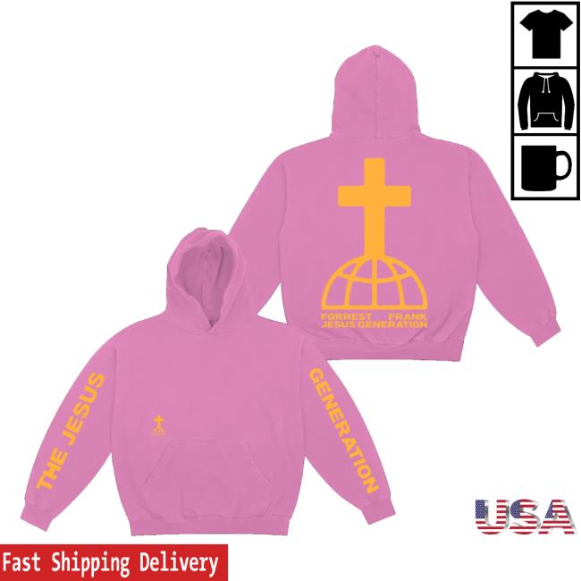 Forrest Frank Merch Store The Jesus Generation Pink Tour Hoodie 2 Forrest Frank Merch Store The Jesus Generation Pink Tour Hoodie