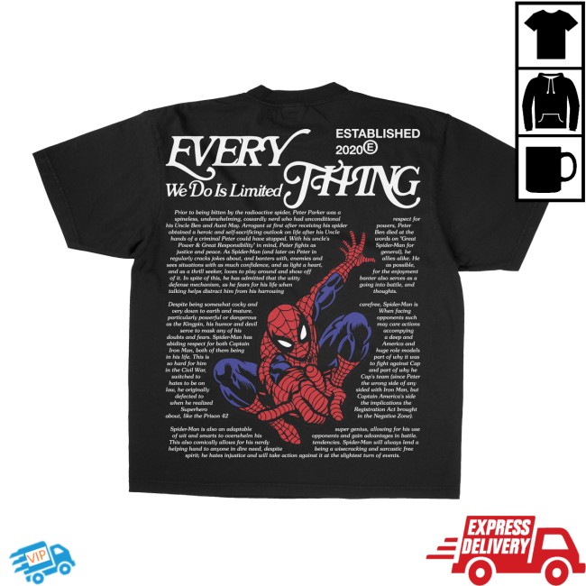 Founders Syndicate Merch Store Legendary Edition Spider-Man Ewdil Hand Drawn Shirt 4 Founders Syndicate Merch Store Legendary Edition Spider-Man Ewdil Hand Drawn Shirt