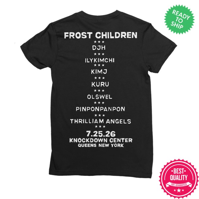 Frost Children Merch Store Frost Fest 2026 Poster Tee 4 Frost Children Merch Store Frost Fest 2026 Poster Tee