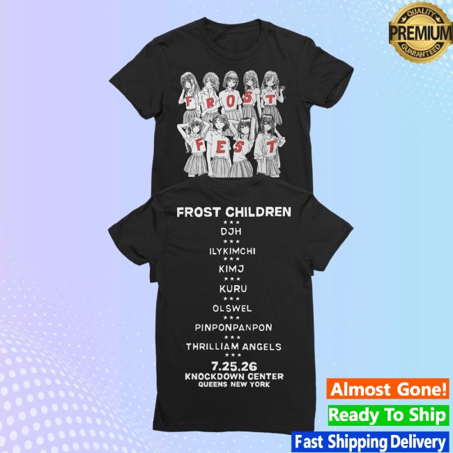 Frost Children Merch Store Frost Fest 2026 Poster Tee 5 Frost Children Merch Store Frost Fest 2026 Poster Tee