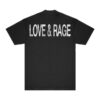 Get A Real Job Kid Merch Store Love & Rage - Black Shirt