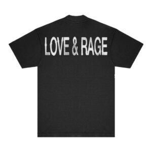 Get A Real Job Kid Merch Store Love & Rage - Black Shirt