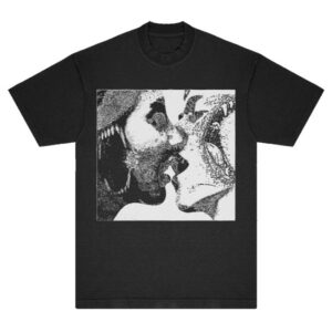 Get A Real Job Kid Merch Store Love & Rage Black Tee