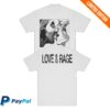 Get A Real Job Kid Merch Store Love & Rage - White Shirt