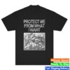 Get A Real Job Kid Merch Store Protect Me - Black Shirt